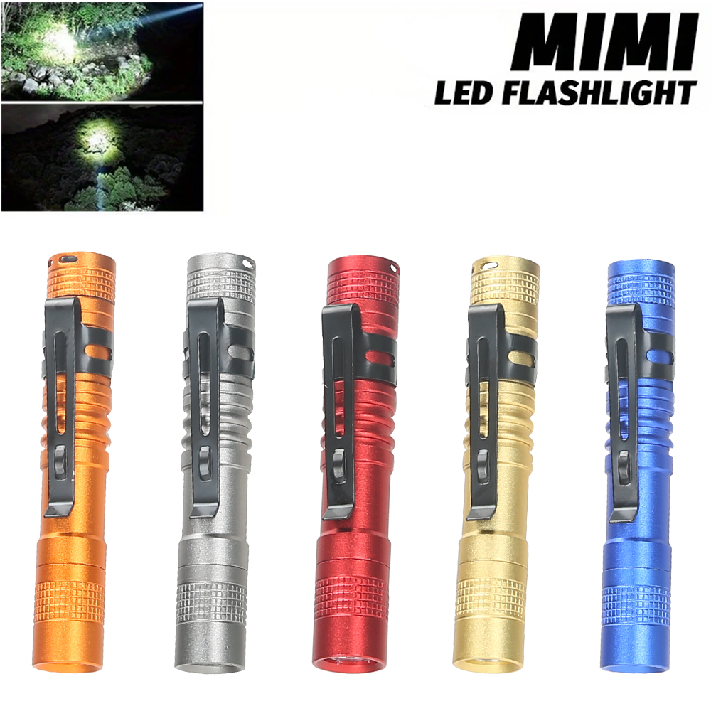Outdoor Lighting Usa - ไฟฉาย LED แบบพกพาขนาดเล็กพร้อมคลิปหนีบ ความสว่างสูงพิเศษ ความสว่างสูง ไฟฉายพกพาสำหรับตั้งแคมป์กลางแจ้งฉุกเฉิน