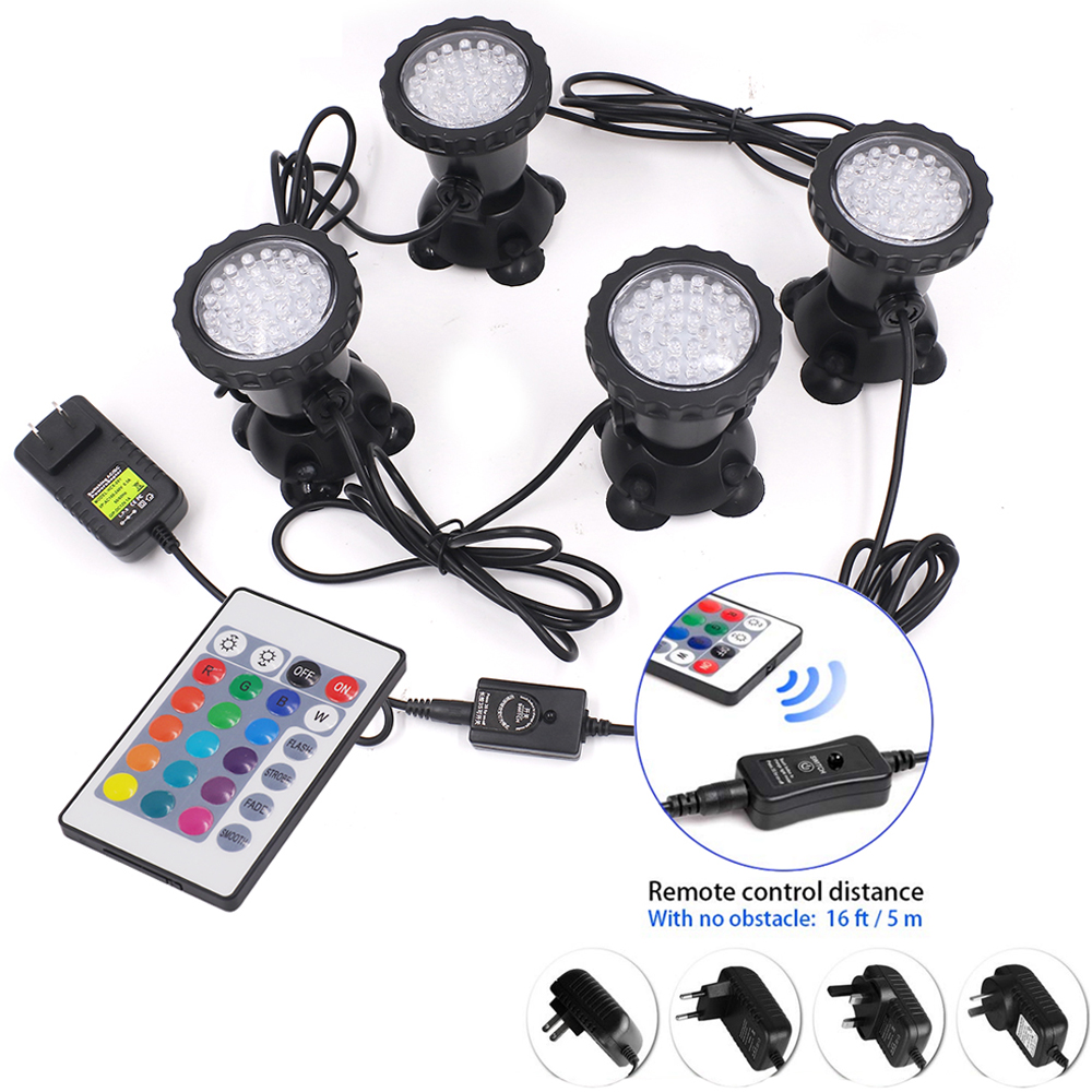 Pond Light Submersible - RGB LED ใต้น้ํา IP68 กันน้ํา Aquarium