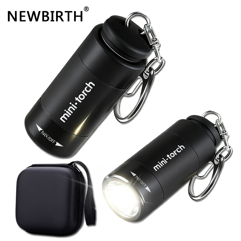 Outdoor Lighting Usa - ไฟฉายพวงกุญแจ LED ชาร์จ USB ได้ แสงสว่างแรง