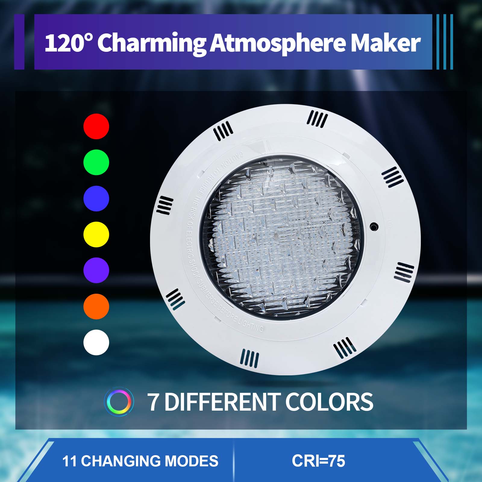 Pond Light Submersible - ไฟสระว่ายน้ำ LED RGB 45W & 36W