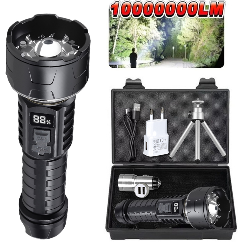 Outdoor Lighting Bulbs - ไฟฉาย LED แบบ COB แบบชาร์จไฟได้ 7