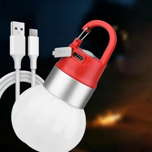 Outdoor Lighting Switch - ไฟฉายแบบถอดได้ ไฟฉุกเฉิน ชนิด Type-C ชาร์จผ่าน USB