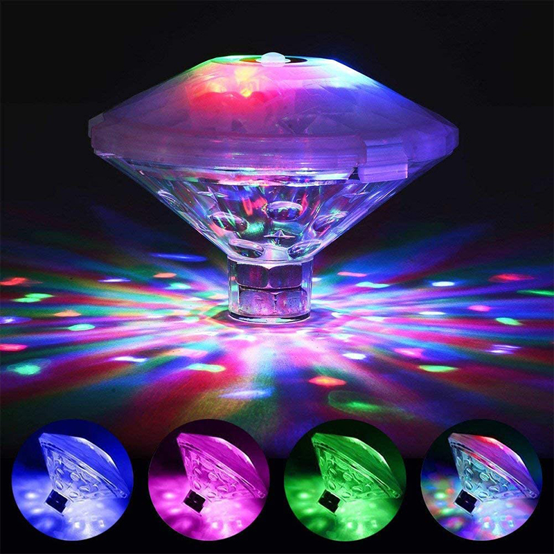 Pond Light Submersible - ลอยใต้น้ํา RGB Submersible LED Disco Light