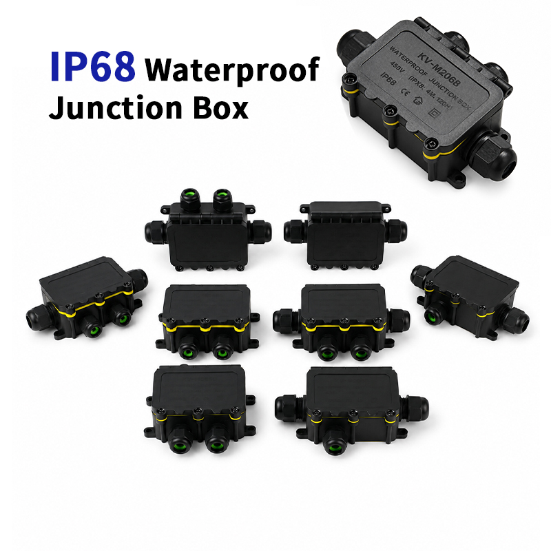Outdoor Lighting Poles - กล่องต่อสายไฟกันน้ำ IP68 แบบ 2-8 ทาง 6