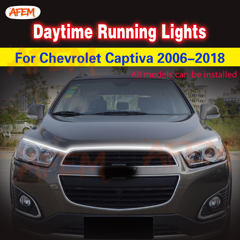 Waterproof Led Strip - ไฟเดย์ไลท์ LED สำหรับรถยนต์เชฟโรเลตแคปติวา ปี 2006-2018 จำนวน