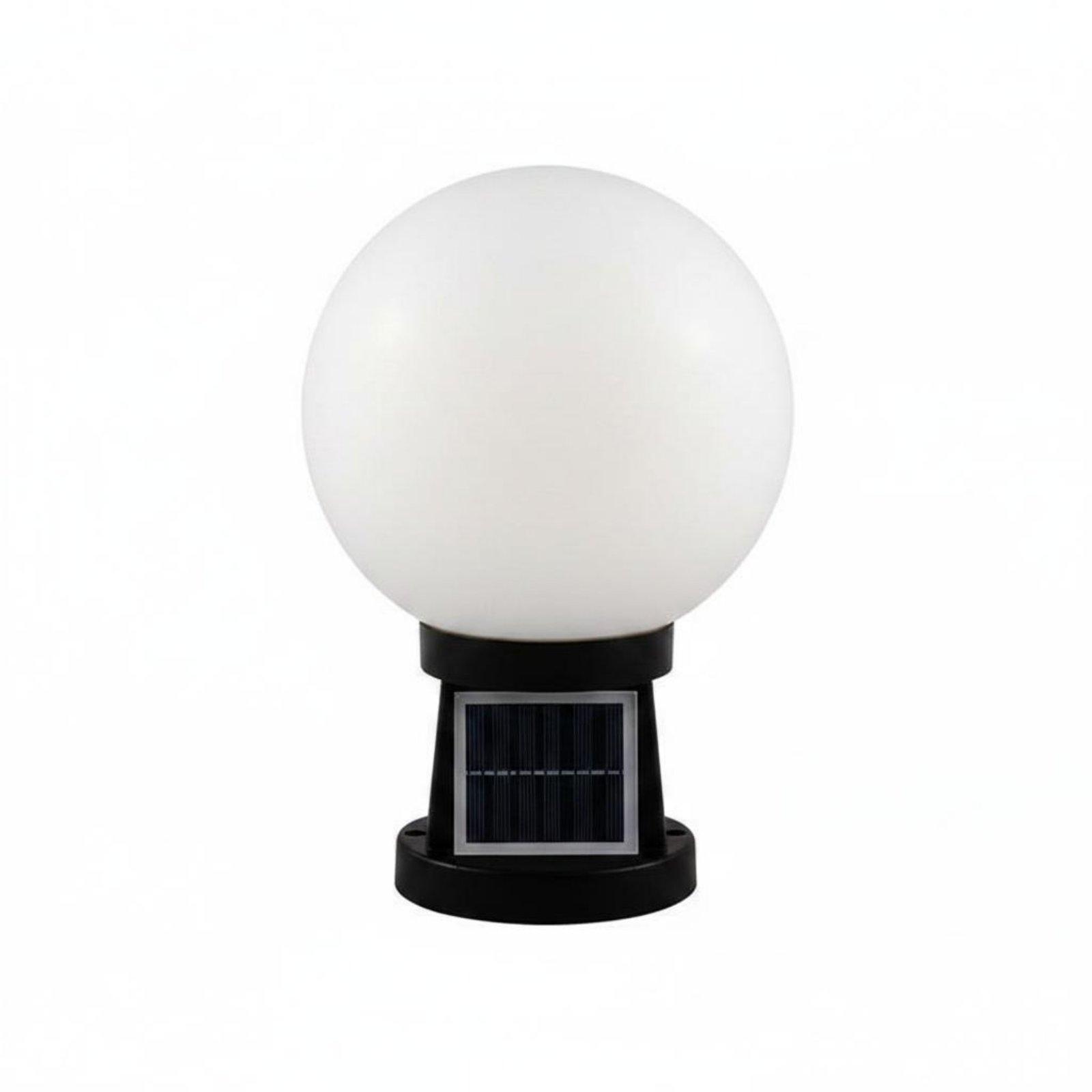 Outdoor Lighting Bulbs - โคมไฟส่องสว่างกลางแจ้งแบบทรงกลม พลังงานแสงอาทิตย์ ติดตั้งบนเสา ไฟ LED กันน้ำ