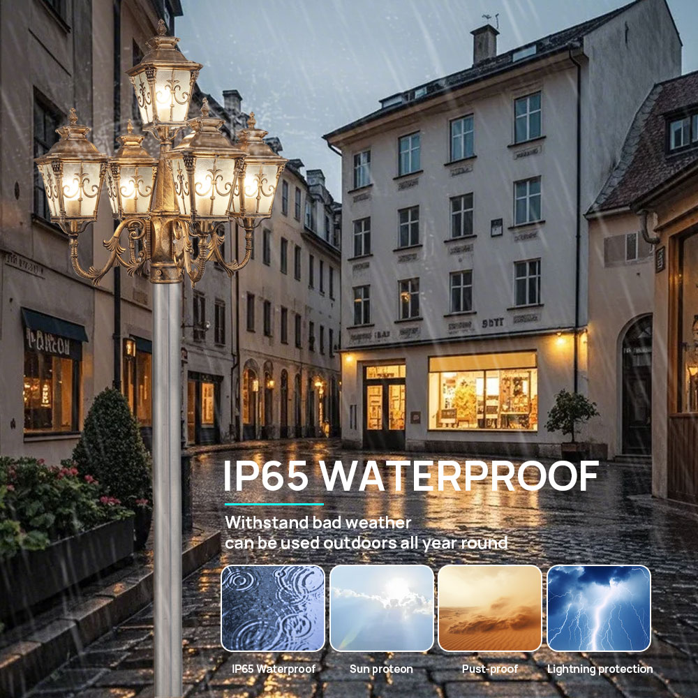 โคมไฟเสาสวนคลาสสิก 5 หัว แบบปร - Outdoor Lighting Poles บทวิจารณ์และราคา