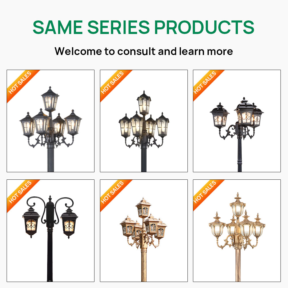 โคมไฟเสาสวนคลาสสิก 5 หัว แบบปร - Outdoor Lighting Poles บทวิจารณ์และราคา