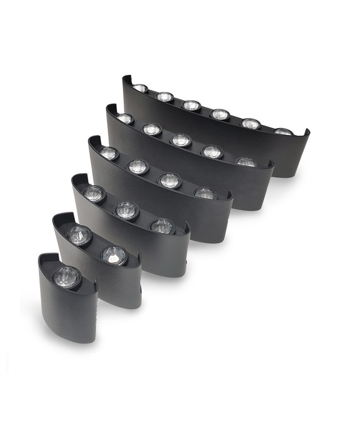 ขึ้นและลงโคมไฟติดผนัง LED กันน - Xl Outdoor Lighting บทวิจารณ์และราคา