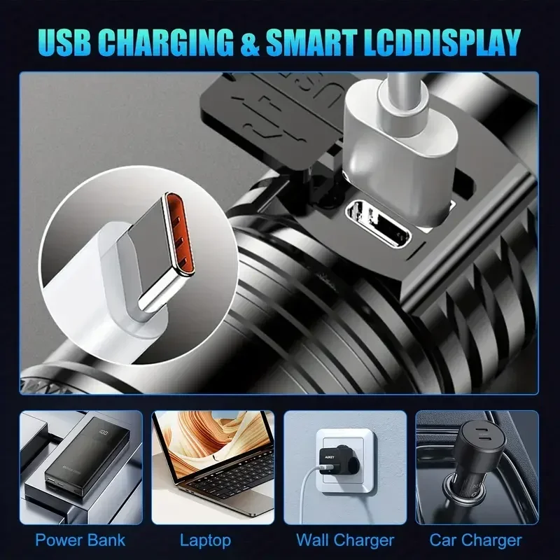ไฟฉาย LED สว่างเป็นพิเศษ USB ช - Outdoor Lighting Bulbs บทวิจารณ์และราคา
