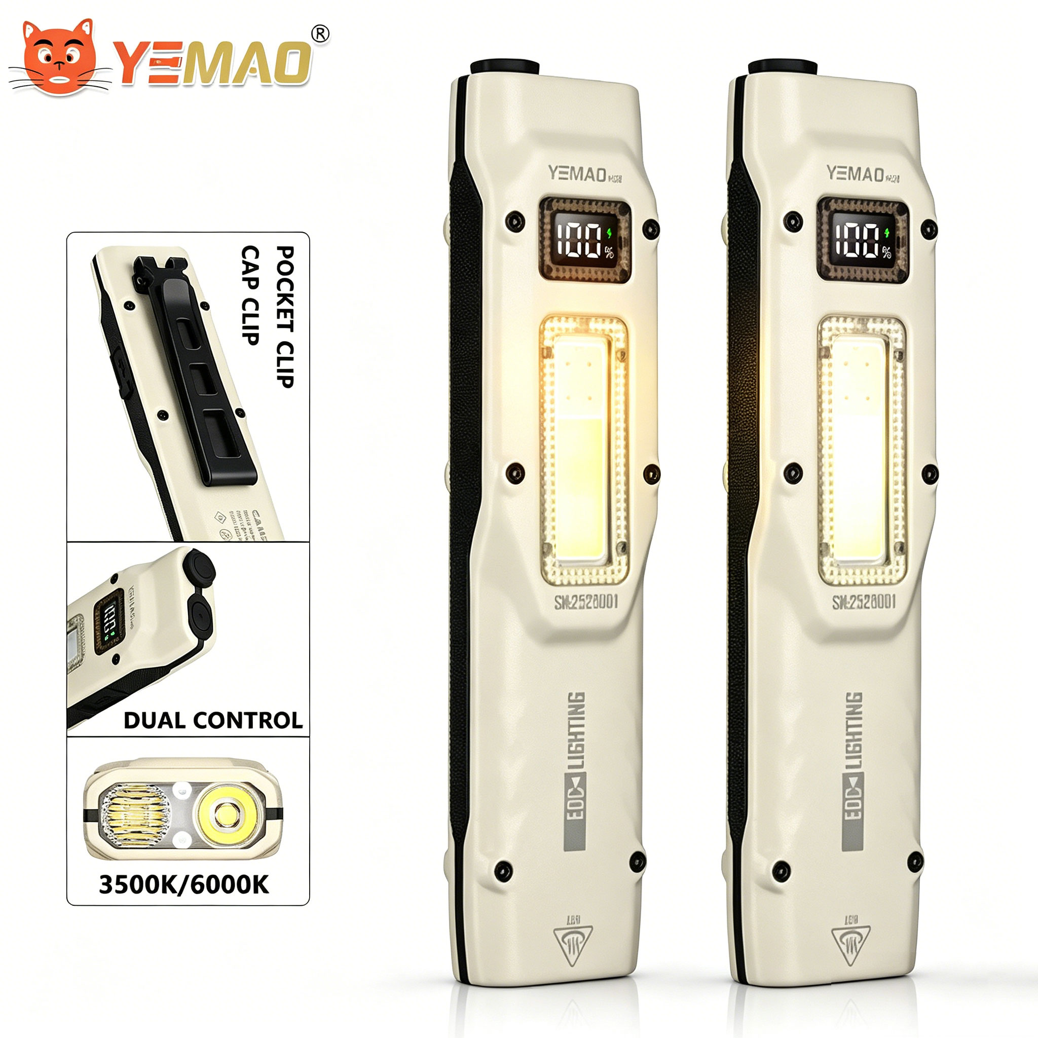 แบบพกพา 880LM YEMAO M28 Ultra- - Outdoor Lighting Usa บทวิจารณ์และราคา