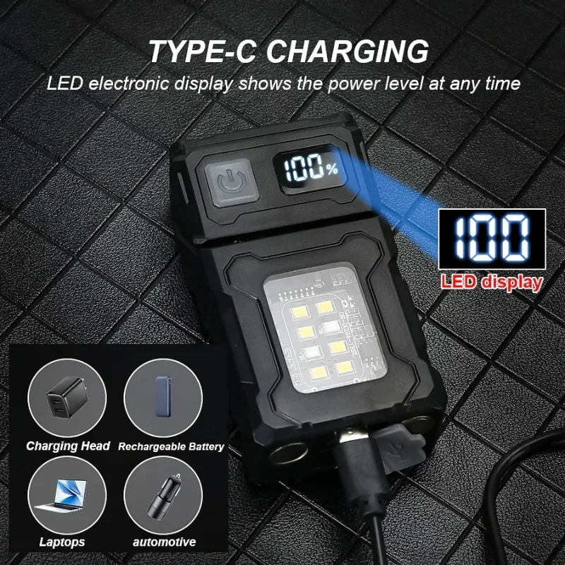 ไฟฉายมินิ LED แบบพกพา ชาร์จผ่า - Outdoor Lighting Bulbs บทวิจารณ์และราคา