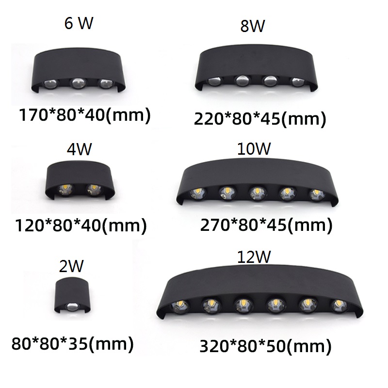 ไฟติดผนัง LED 2W 4W 6W 8W 10W  - Xl Outdoor Lighting บทวิจารณ์และราคา