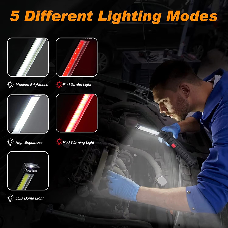 ไฟฉาย LED แบบพกพาพร้อมตะขอแม่เ - Outdoor Lighting Bulbs บทวิจารณ์และราคา