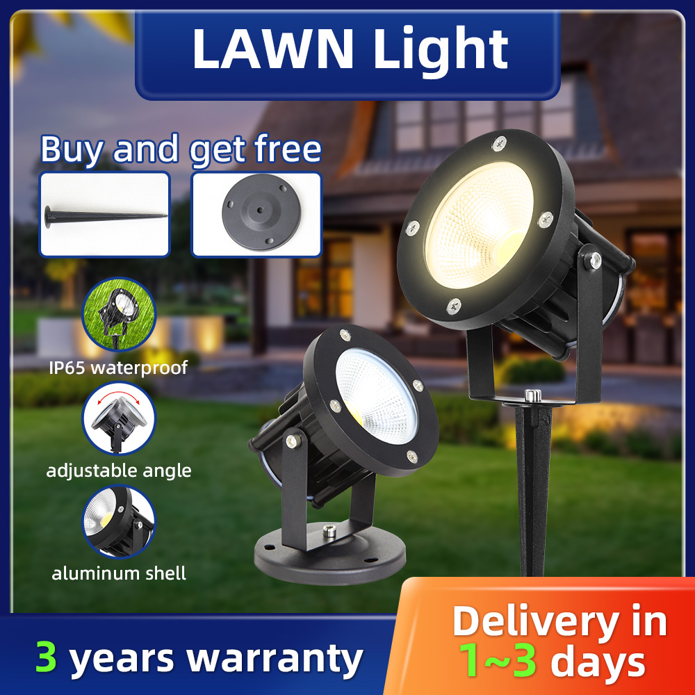 LED GU10 ไฟสวนโคมไฟสนามหญ้ากลา - Outdoor Lighting Switch บทวิจารณ์และราคา