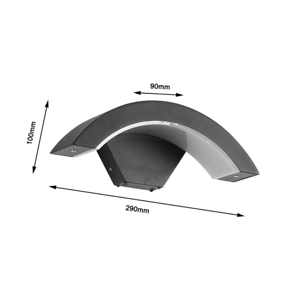 9W RGBW สมาร์ทโคมไฟติดผนังกลาง - Outdoor Lighting Zigbee บทวิจารณ์และราคา