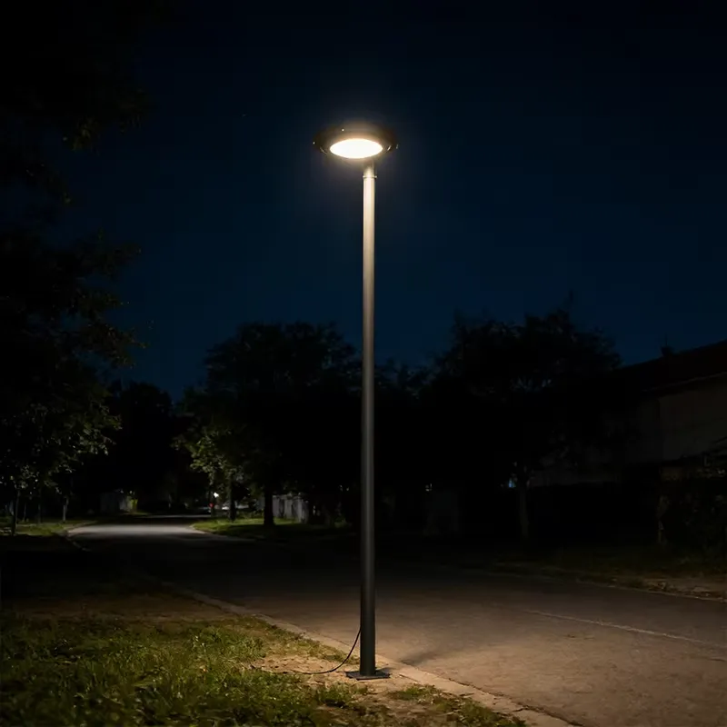 โคมไฟสวน LED พร้อมเสาเหล็ก สำห - Outdoor Lighting Poles บทวิจารณ์และราคา