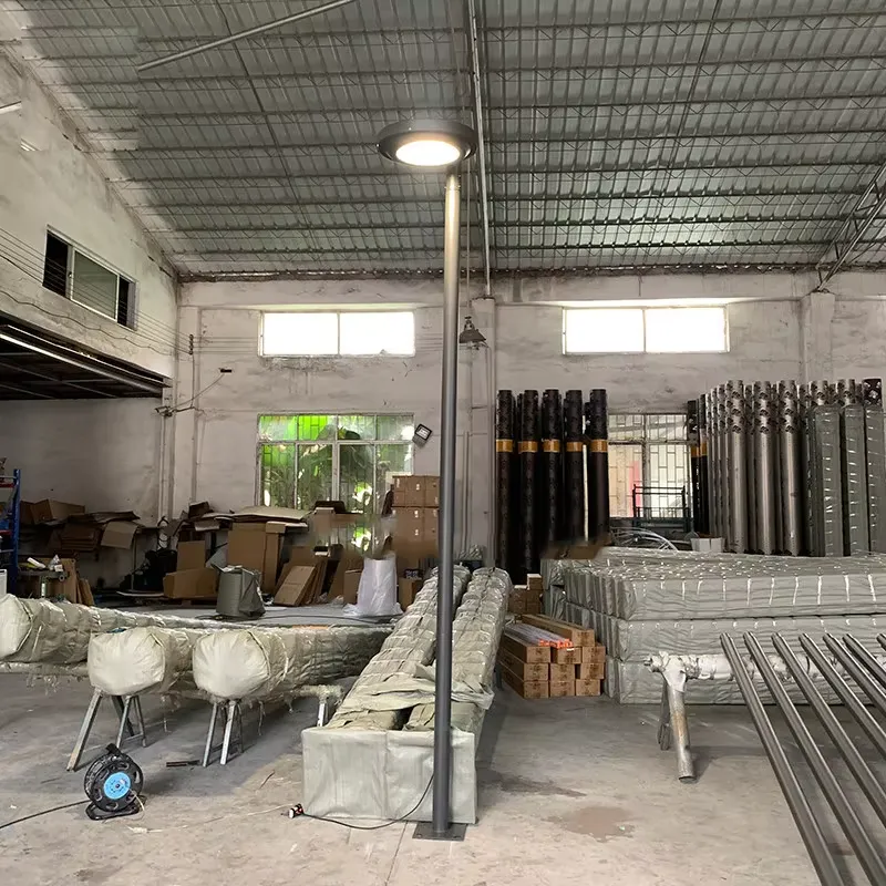 โคมไฟสวน LED พร้อมเสาเหล็ก สำห - Outdoor Lighting Poles บทวิจารณ์และราคา
