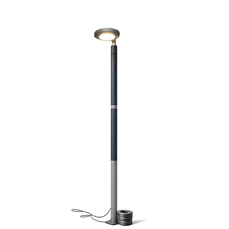 โคมไฟสวน LED พร้อมเสาเหล็ก สำห - Outdoor Lighting Poles บทวิจารณ์และราคา