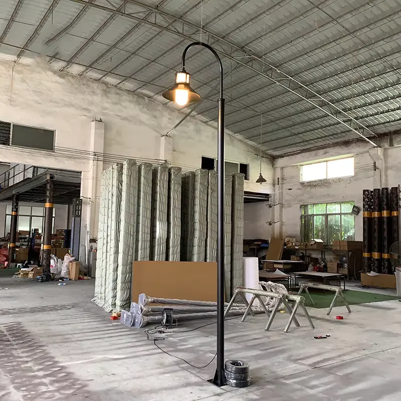 โคมไฟสวน LED พร้อมเสาเหล็ก สำห - Outdoor Lighting Poles บทวิจารณ์และราคา