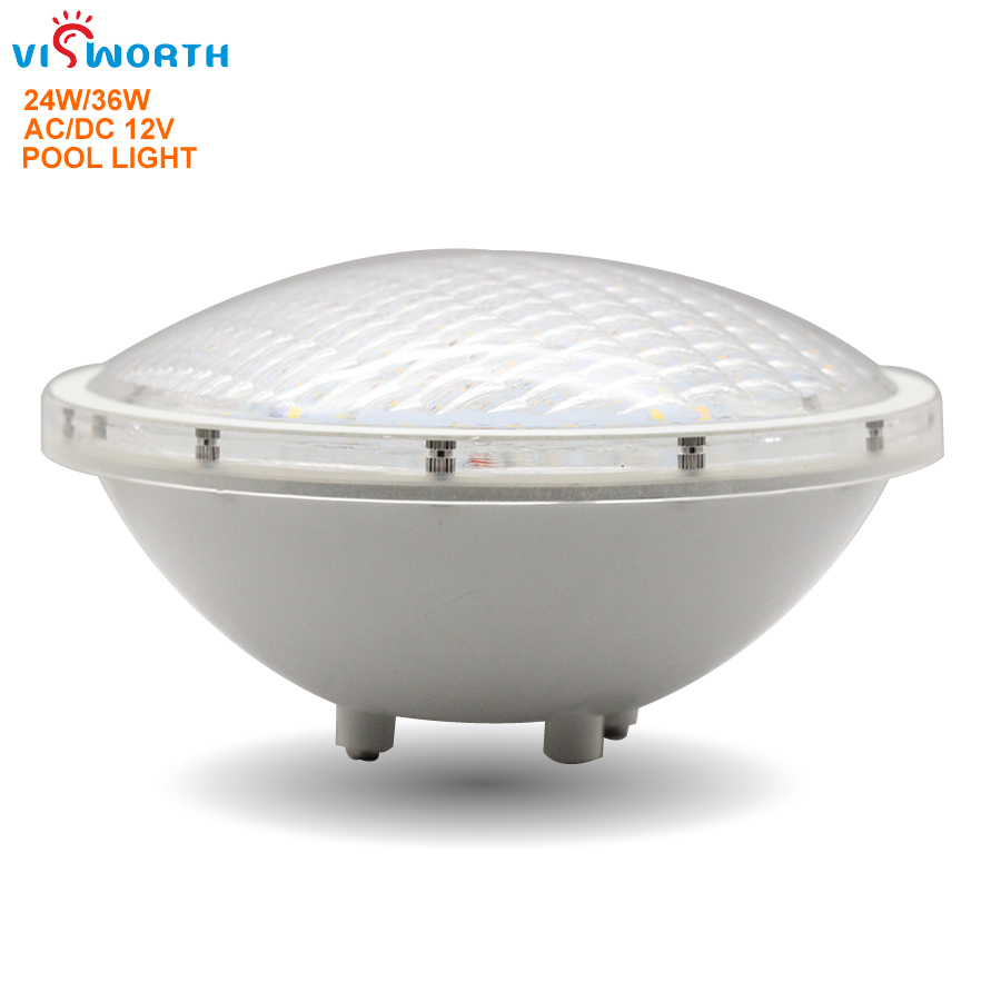 PAR56 สระว่ายน้ํา 24W 36W IP68 - Pond Light Submersible บทวิจารณ์และราคา