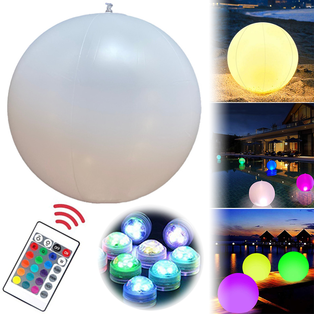 1-4 ชิ้นไฟสระว่ายน้ำลอยน้ำพร้อ - Pond Light Submersible บทวิจารณ์และราคา
