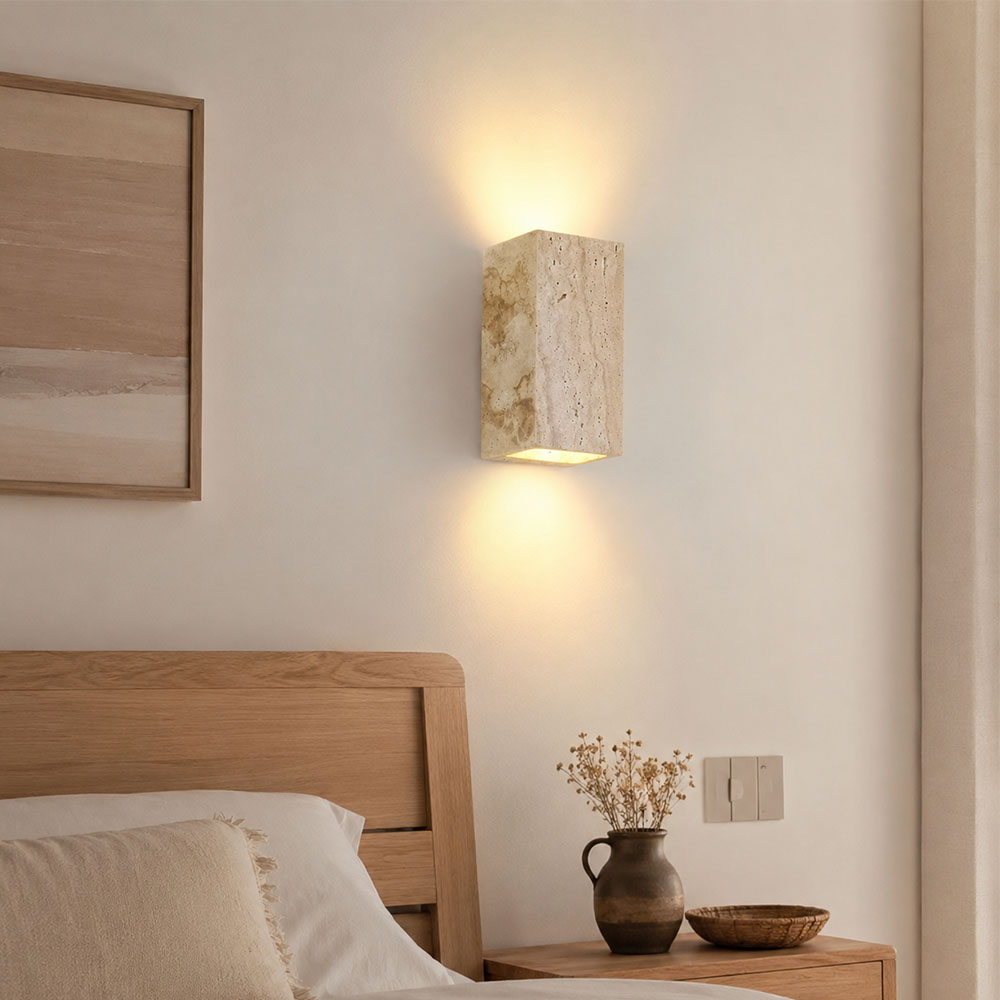 โคมไฟติดผนังหินธรรมชาติ IP65 ก - Xl Outdoor Lighting บทวิจารณ์และราคา