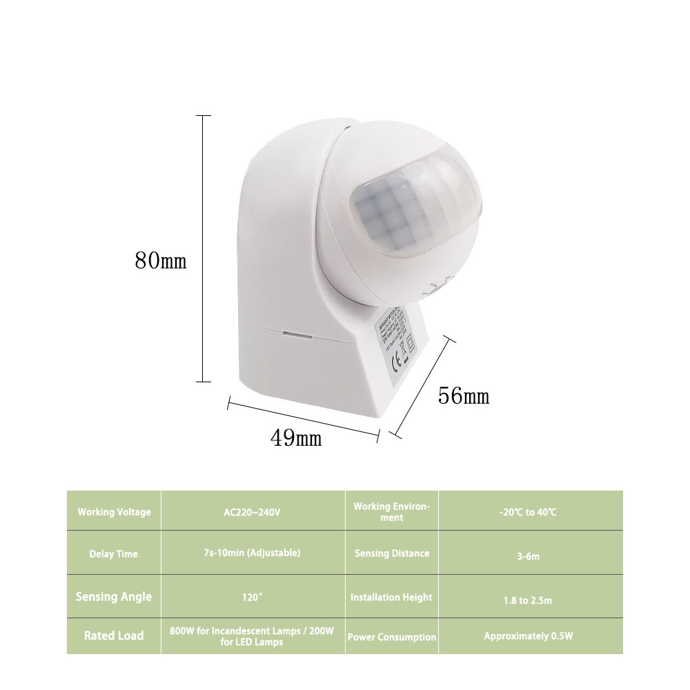 สวิตช์เซ็นเซอร์ตรวจจับความเคลื - Outdoor Lighting Switch บทวิจารณ์และราคา