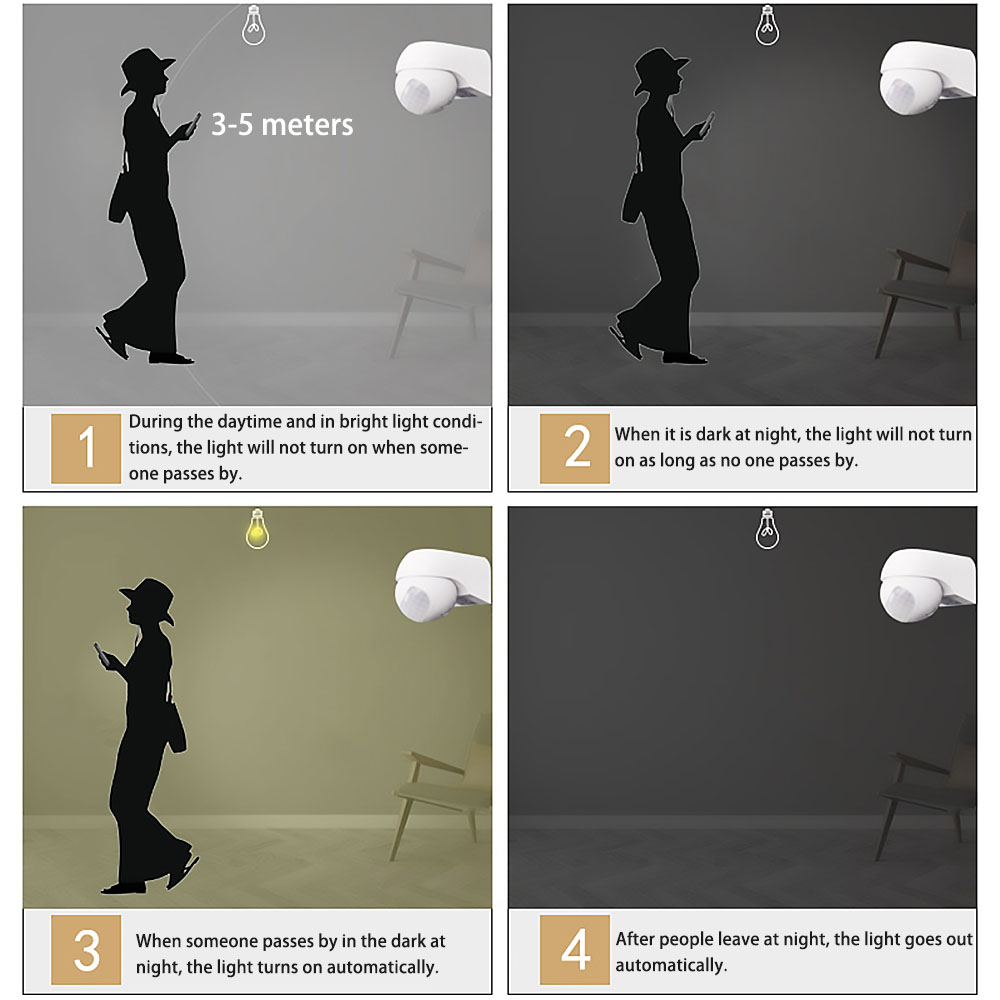 สวิตช์เซ็นเซอร์ตรวจจับความเคลื - Outdoor Lighting Switch บทวิจารณ์และราคา