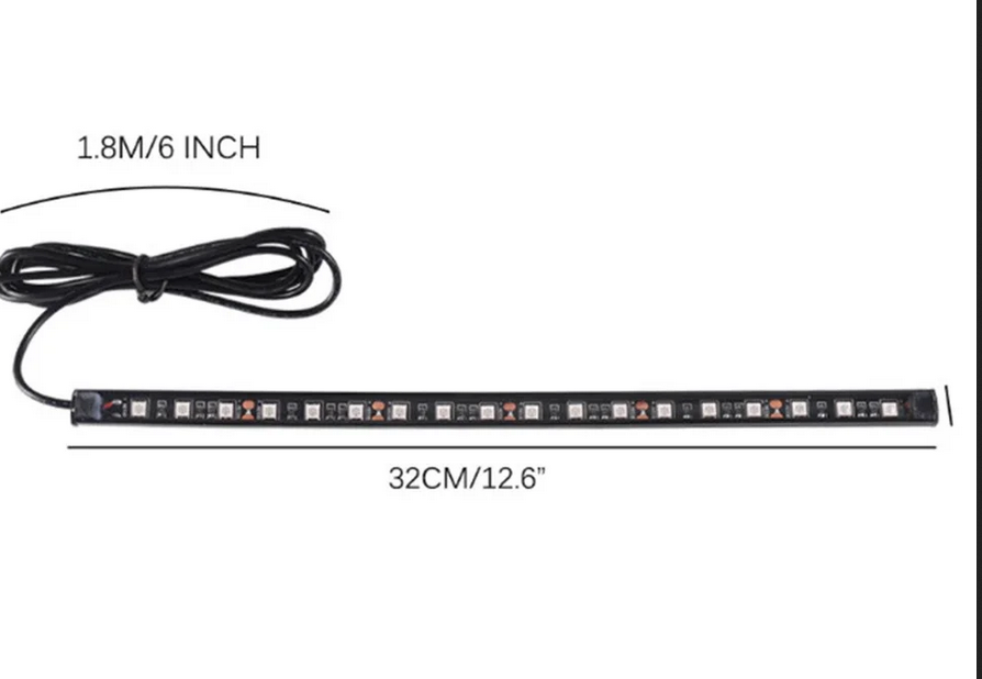 2 ชิ้น 30 เซนติเมตร 12 โวลต์ L - Waterproof Led Strip บทวิจารณ์และราคา