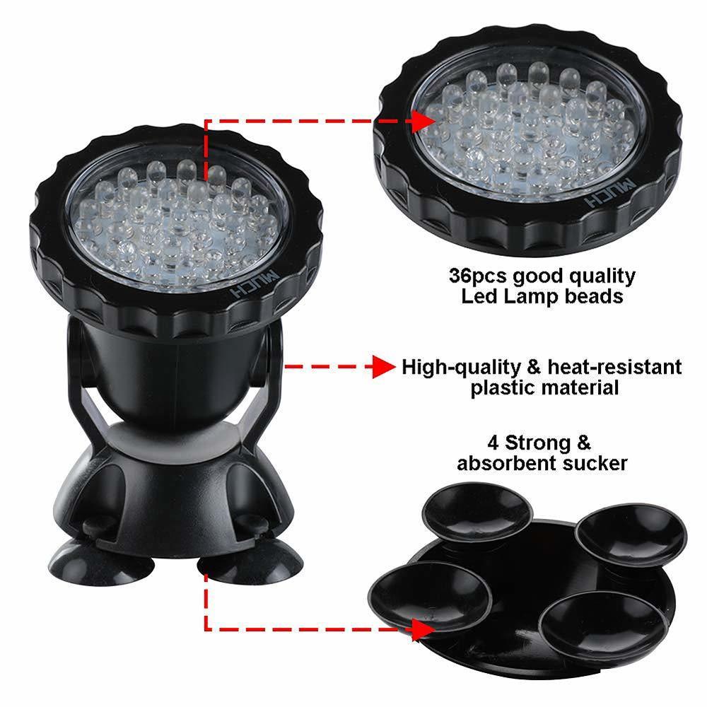 12V Submersible Pond Light Mul - Pond Light Submersible บทวิจารณ์และราคา