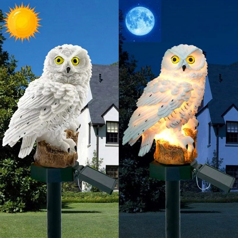 ไฟสวนรูปนกฮูกพลังงานแสงอาทิตย์ - Outdoor Lighting Beacon บทวิจารณ์และราคา