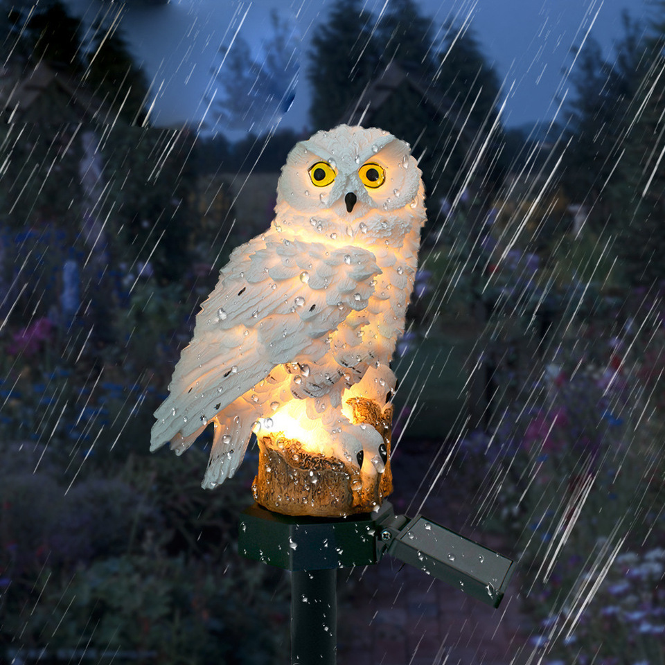 ไฟสวนรูปนกฮูกพลังงานแสงอาทิตย์ - Outdoor Lighting Beacon บทวิจารณ์และราคา