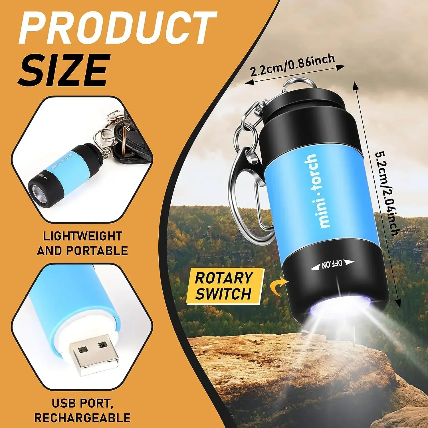 ชาร์จ USB ไฟฉาย LED มัลติฟังก์ - Outdoor Lighting Usa บทวิจารณ์และราคา