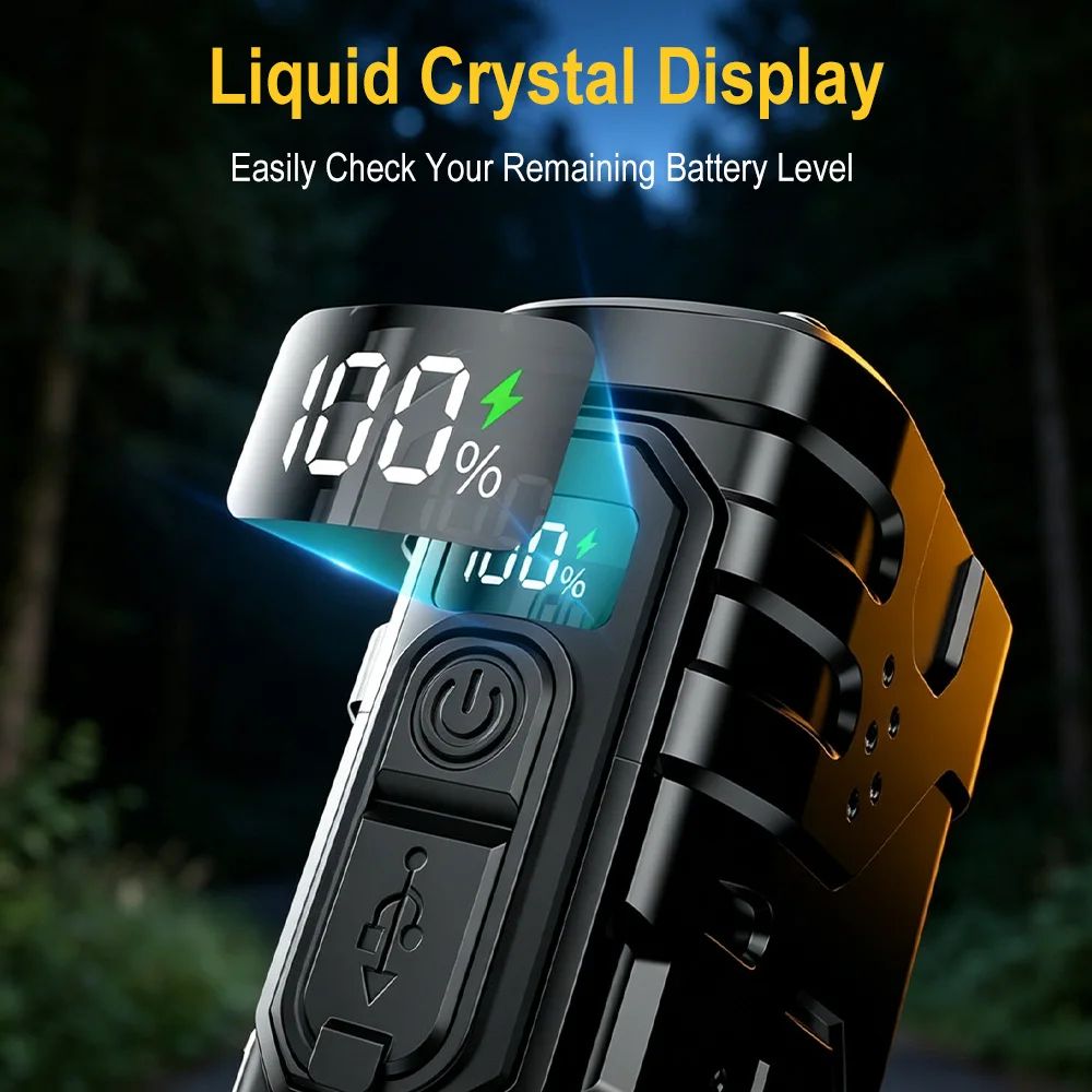 BORUIiT ไฟฉาย LED แบบหมุนมือ E - Outdoor Lighting Beacon บทวิจารณ์และราคา