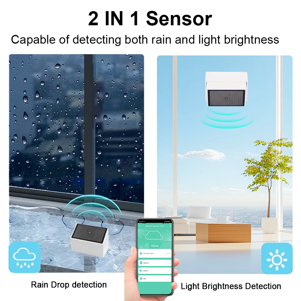 เซ็นเซอร์ตรวจจับหยดน้ำฝน Tuya  - Outdoor Lighting Zigbee บทวิจารณ์และราคา