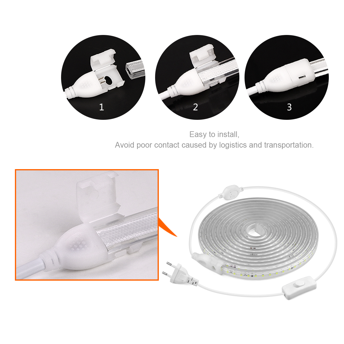 High Bright LED Strip Light 28 - Outdoor Lighting Switch บทวิจารณ์และราคา