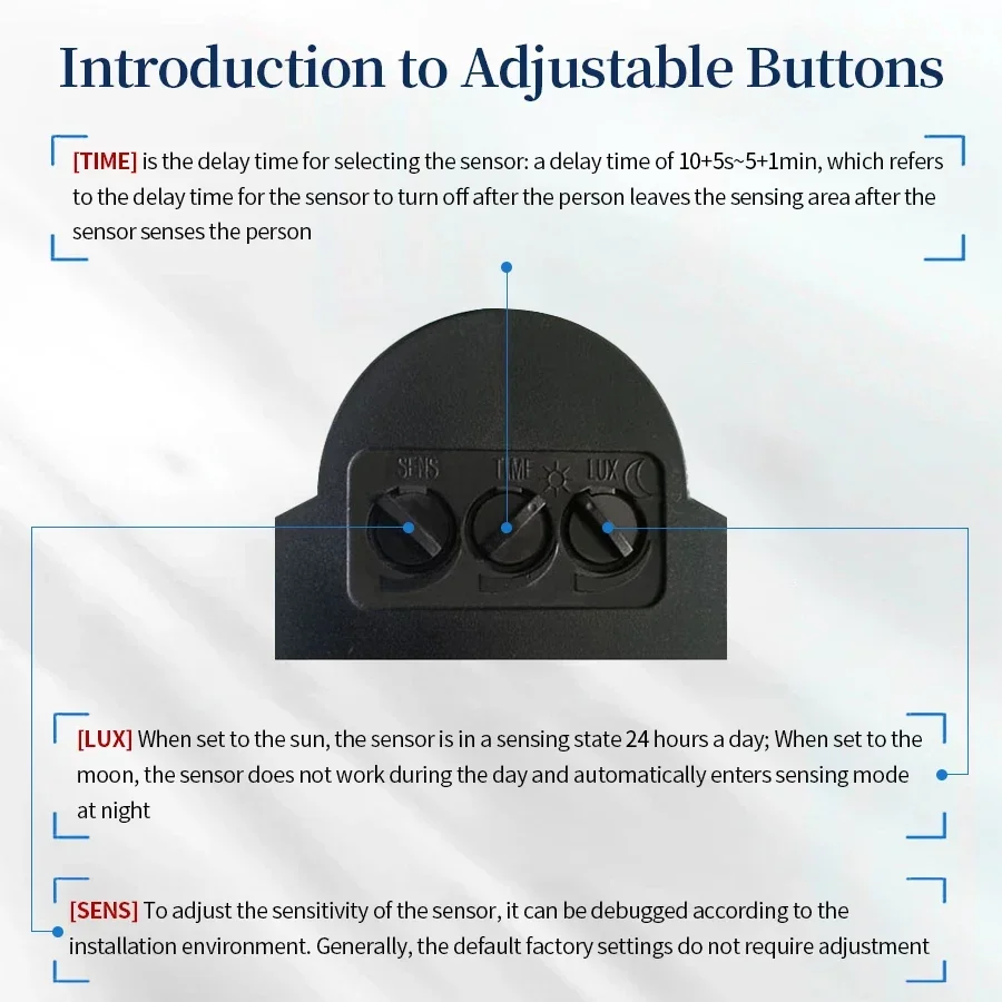 PIR Motion Sensor 220V 110V 12 - Outdoor Lighting Switch บทวิจารณ์และราคา