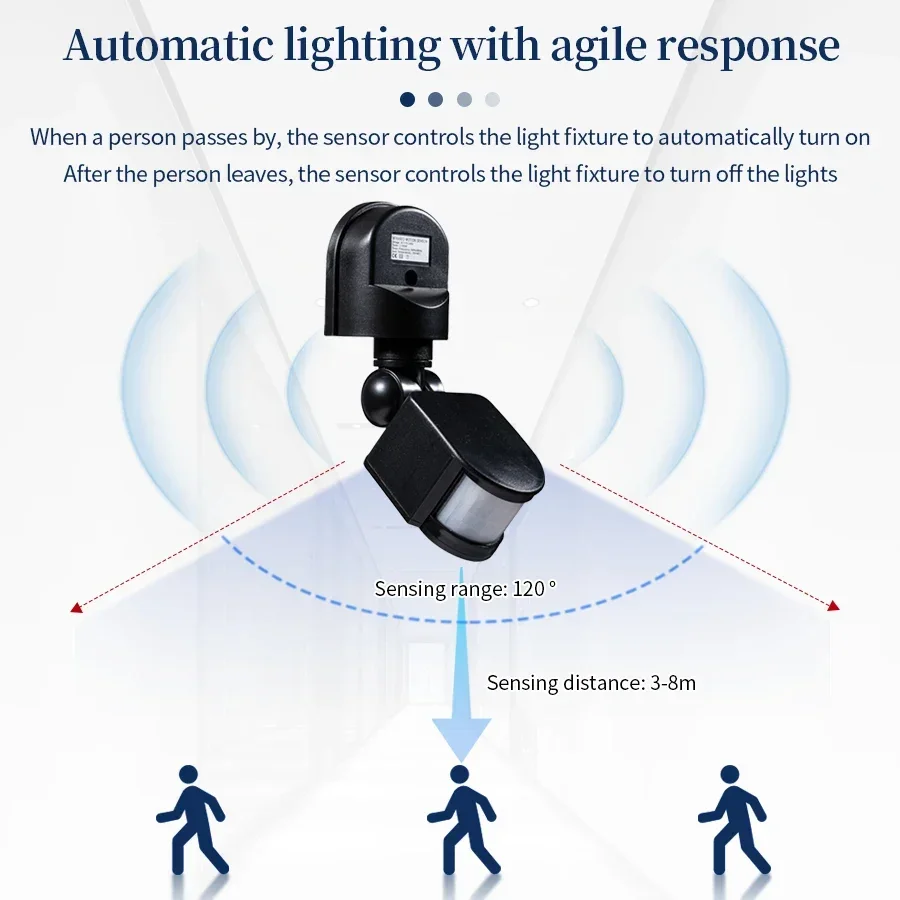 PIR Motion Sensor 220V 110V 12 - Outdoor Lighting Switch บทวิจารณ์และราคา