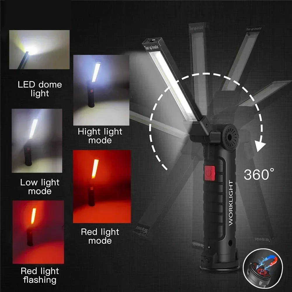 ไฟฉาย LED COB แบบชาร์จไฟได้ผ่า - Outdoor Lighting Beacon บทวิจารณ์และราคา