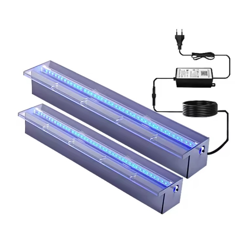 น้ำตกอะคริลิกแบบโปร่งแสงพร้อมไ - Pond Light Submersible บทวิจารณ์และราคา