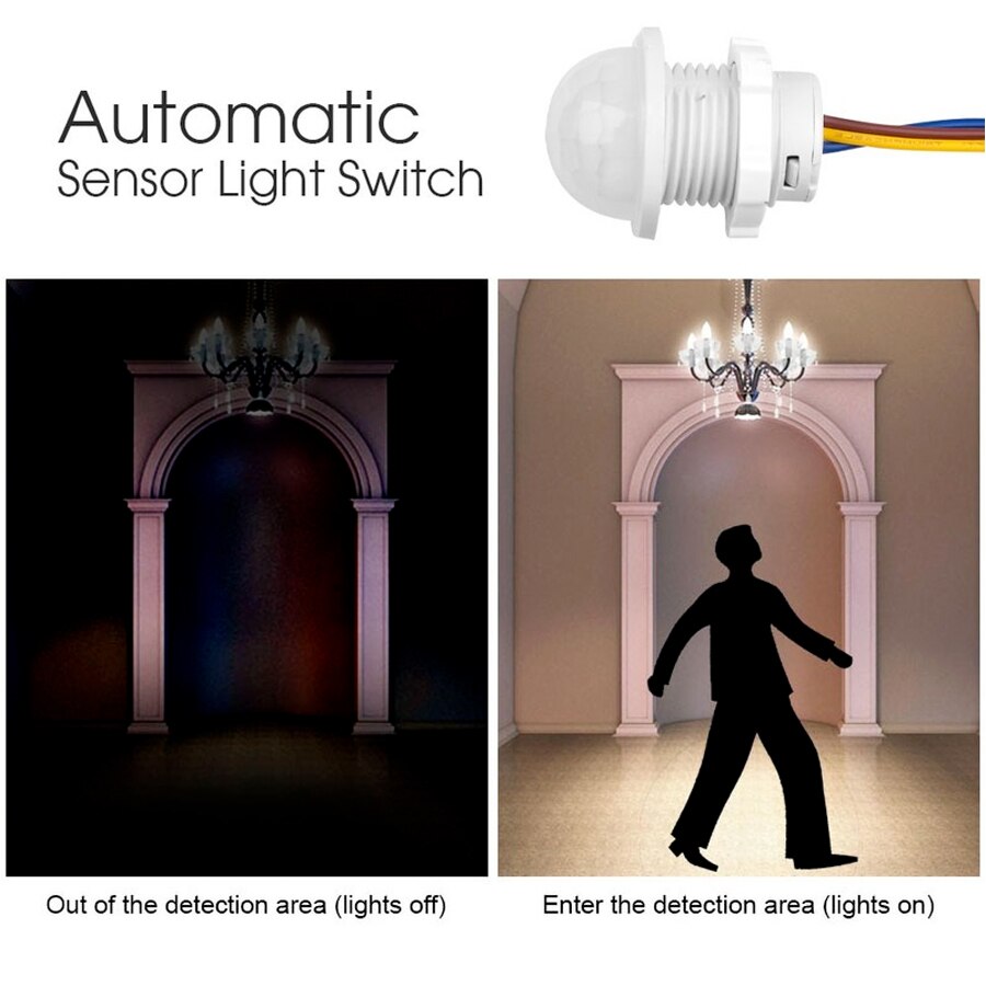 เซ็นเซอร์ตรวจจับความเคลื่อนไหว - Outdoor Lighting Switch บทวิจารณ์และราคา