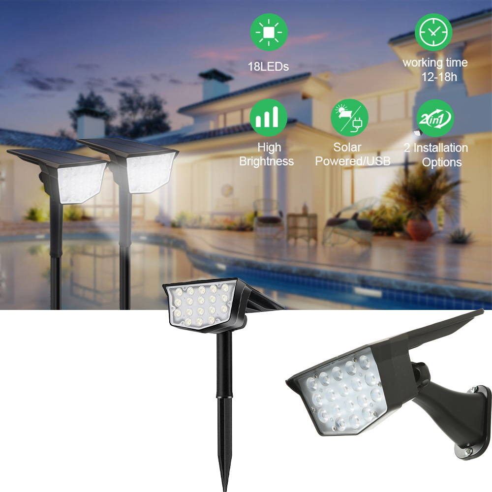 ไฟสปอตไลท์พลังงานแสงอาทิตย์กลา - Outdoor Lighting Switch บทวิจารณ์และราคา