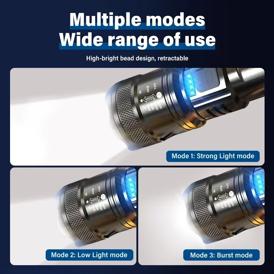 ไฟฉาย LED ยุทธวิธี 2000LM ชาร์ - Outdoor Lighting Usa บทวิจารณ์และราคา