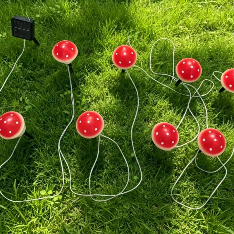 ไฟประดับรูปเห็ดพลังงานแสงอาทิต - Outdoor Lighting Switch บทวิจารณ์และราคา