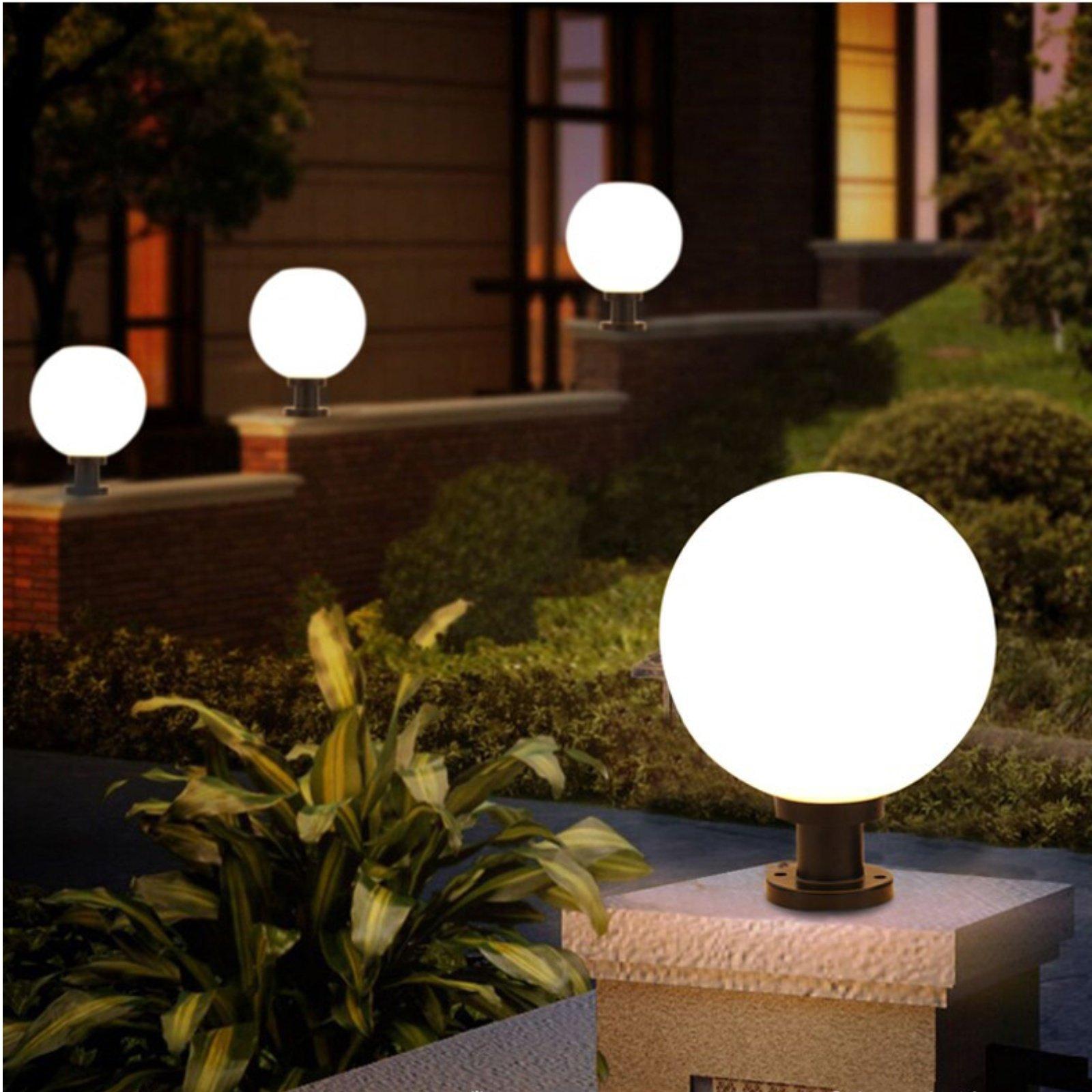 โคมไฟส่องสว่างกลางแจ้งแบบทรงกล - Outdoor Lighting Bulbs บทวิจารณ์และราคา